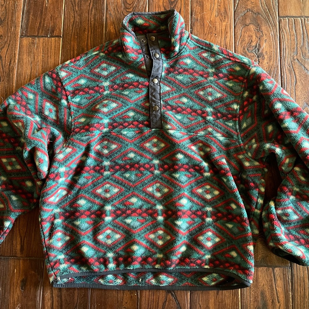 Woolrich vintage Aztec fleece M
